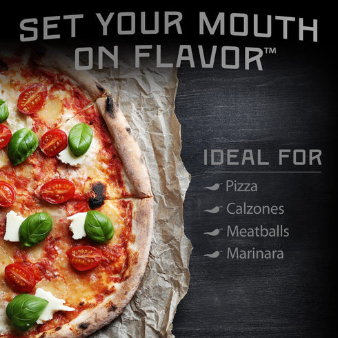 Melinda’s Pizza Hot Sauce - Crushed Red Pepper Sauce Made with Fresh Ingredients, Cayenne Peppers, Garlic, Tomatoes - Gourmet Spicy Pizza Sauce - ...