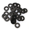 40Pcs M5 Flat Washer Adjustment Hardware Fitting Accessories Metal Gasket for Bolts and Screws, 304 Stainless Steel Black Zinc...