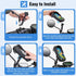 Waterproof Motorcycle Phone Mount 360° Rotation Motorcycle Rearview Mirror Phone Holder Anti-Shake Large Capacity Motorcycle Cell Phone Holder wit...