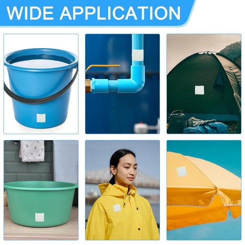 PATIKIL Waterproof Patch Seal Tape 4 in x 5 Ft, PVC Leak Proof Repair Tape Instant Sealing for HVAC Ducts, Roof Crack, Hoses Pipes, Awning, Black...