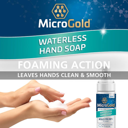 Alcohol Free Hand Sanitizer and Waterless Foaming Antibacterial Soap Kills 99.9% of Germs, Made in the USA, 4 Fl Oz (Pack of 1)...
