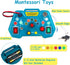 Montessori Busy Board Toys for Toddlers 1-3 - Baby Game Autism Sensory Toys - Kids Educational Learning Activities Toys - Gifts for 12 18 Months 1...