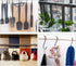 30 Pack Black S Hooks Steel Hanging Hooks Heavy Duty S Hanger Hook Metal Kitchen Pot Rack Hooks Closet Hooks for Hanging Pan, Cups, Jeans, Plant...
