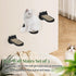 3 Pcs Cat Wall Shelves, Cat Wall Steps with Hemp Rope Covered, Cat Climbing Shelf Wall Mounted, Wooden Cat Stairs for Wall, Cat Wall Furniture for...