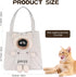Pet Cat Bag Exposed Head Bear Bag Cats Dogs Comfortable Out Shoulder Bag Large Capacity Adjustable Window Size for Desensitization Training, Veter...