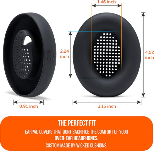 WC SweatZ XM4 - Protective Earpad Sweat Covers for Sony WH1000XM4 by WC | Silicone Ear Covers for Sony WH-1000XM4 Headphones | Sweatproof & Easily...