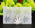(THIN and SHALLOW) Marijuana Leaf Embossed Fondant Maple Silicone Mold for Chocolate Candy Gum Paste Polymer Clay Resin Kitchen Baking Sugar Craft...