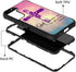 for Galaxy S22 Case, Heavy Duty 3 in 1 Hybrid Hard PC + Soft Silicone Shockproof Drop Protective Case for Samsung Galaxy S22 5G 6.2 inch, Christia...