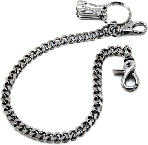 Double K Basic Strong Leash Biker Trucker Key Jean Wallet Chain (21") BLACK CS14620...