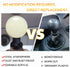 Round Ball Shift Knob Universal Luminous Gear Shift Knob 5 6 Speed for Manual Automatic Vehicles with Adapters (Cream to Blue)...