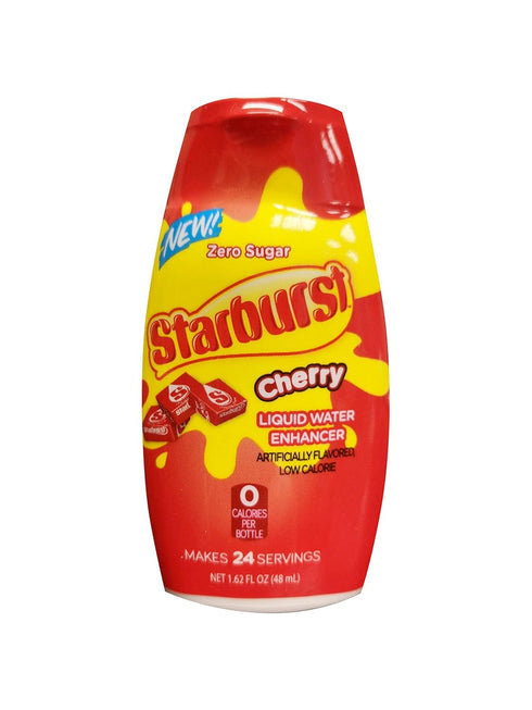 Starburst Singles To Go Liquid Water Enhancer, 1.62 Fl. Oz (1-Pack), Cherry, Low Calorie, Zero Sugar Drink Enhancer...