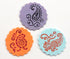 Designer Stencils Silk Paisley Cookie Stencils, Mini, Beige/Semi-Transparent...