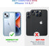 Diaclara Designed for iPhone 14 Case, Full Body Rugged Case with Built-in Touch Sensitive Anti-Scratch Screen Protector, with Camera Lens Protecto...