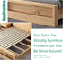 4 PCS Wood Bed Rail Connecting Fittings?5 Inch Thicken Bed Rail Fasteners Zinc Round Bed Hook...