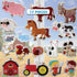 Farm Animals Gel Window Clings for Kids - Window Stickers for Toddlers, Animal Gel Clings Window Decals Kids Jelly Reusable Sticker - Home Car Pla...