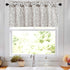 VOGOL Window Short Curtains Valances for Bedroom Dining Room, Rod Pocket Rustic Style Lovely Leaf Print Small Curtain Drapes Valance for Cafe Room...