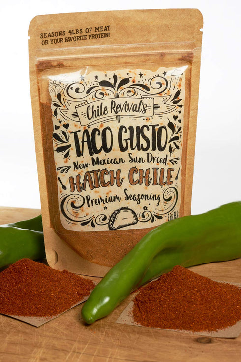 Chile Revival Taco Gusto Hatch Chile Premium Seasoning Large Bag (3.5oz)...
