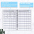 CASMONAL A5 Big Checkbook Register, Check Registers for Personal, Check Book Register & Debit Card Transaction Notebook, Checking Account Register...