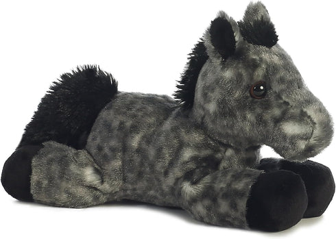 Aurora® Adorable Mini Flopsie™ Storm™ Stuffed Animal - Playful Ease - Timeless Companions - Gray 8 Inches...
