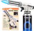 Kitchen Butane Blow Torch Lighter - Culinary Torch Chef Cooking Torches Professional Adjustable Flame with Reverse Use for Creme, Brulee, BBQ, Bak...