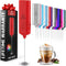 Zulay Kitchen Powerful Mini Milk Frother Handheld - Electric Hand Mixer - Portable Frother Wand for Coffee - Small Drink Blender for Lattes, Cappu...