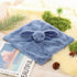 Apricot Lamb Stuffed Animals Navy Blue Bunny Rabbit Security Blanket Infant Nursery Character Blanket Luxury Snuggler Plush Baby Lovey(Navy Blue B...