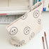 Cosmetic bag Makeup bag Preppy Cute Corduroy Toiletry bag for women travel essentials (Full beige)...
