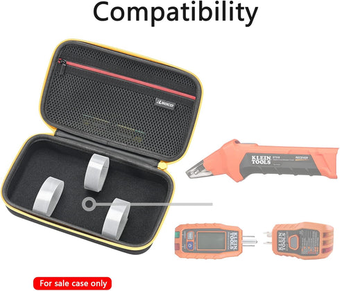 RLSOCO Tools Case for Klein Tools ET310 AC Circuit Breaker Finder & 80041 Outlet Repair Tool Kit & RT250 GFCI Outlet Tester (Case Only)...