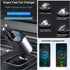 Retractable Car Charger Fast Charging - 66W 4-in-1 USB C Car Phone Charger Cigarette Lighter Adapter Car Charger Compatible with iPhone 15 14 13 1...