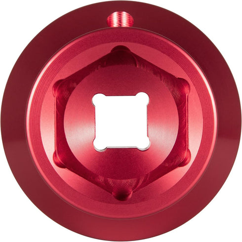 Yoursme Fuel Filter Oil Filter Socket 24mm / 36mm Fuel Filter Cap Remover and Installer for 2003-2010 6.0L / 6.4L Ford Powerstroke Diesel Red...
