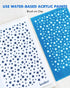 KEOKER Silk Screen Stencils for Polymer Clay Reusable Stars, 4th of July Star Silkscreen for Clay, Printing on Clay & Other Jewelry Clay Earrings ...