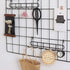 FRIADE Storage Hooks Rack, 2 Pack - Iron Wire Grid Hooks for Wall Mount Storage and Display, 10.7”x 2.8”x1.8 », Black...