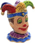 Clown and Girl Wearing a Mask Ceramic Salt and Pepper Shakers Set...