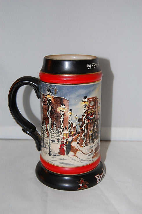 1992 BUDWEISER A PERFECT CHRISTMAS HOLIDAY STEIN NEW by Budweiser...