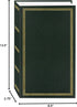 3-Ring Photo Album 504 Pockets Hold 4x6 Photos, Hunter Green...