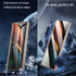 (2 SET=4 PCS) Front Full Covered Black Tempered Glass Back Camera Black Compatible with Galaxy Z Fold 2, Camera Glass Cover Lens Screen Protector ...