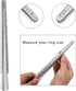 Ring Sizer Mandrel Set Metal Stick Measuring Tool Kit Finger Sizing Gauge US Size including Jewelry Rubber Hammer...