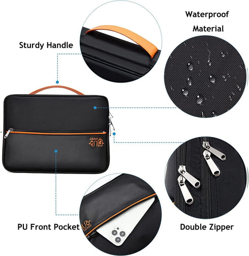 Electronics Travel Organizer, Double Layer Cable Organizer Bag Waterproof Electronics Accessories Storage Bag for Charger, Phone, Power Bank, Hard...