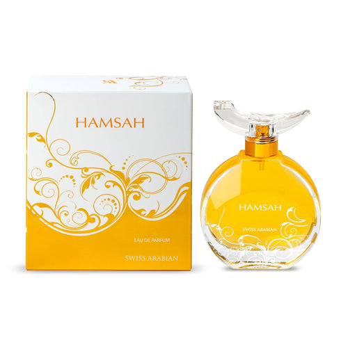 Swiss Arabian Hamsah - Luxury Products From Dubai - Long Lasting And Addictive Personal EDP Spray Fragrance - The Luxurious Scent Of Arabia - 2.7 ...