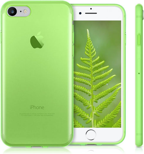 kwmobile Case Compatible with Apple iPhone SE (2022) / iPhone SE (2020) / iPhone 8 / iPhone 7 - Clear Case Soft Slim Flexible Protective TPU Phone...