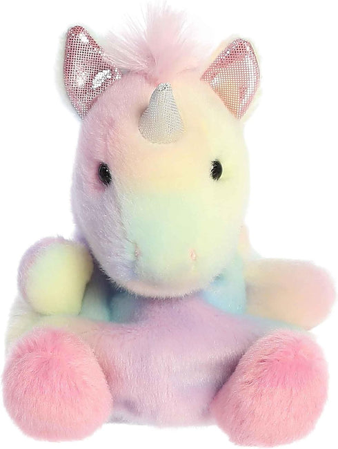 Aurora® Adorable Palm Pals™ Sorbet Unicorn™ Stuffed Animal - Pocket-Sized Play - Collectable Fun - Rainbow 5 Inches...
