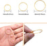 70pcs Earrings Beading Hoop for Jewelry Making, Earrings Findings Hoops Earring Circle Accessories Open Bezel Pendant Frame for DIY Craft,Earring ...