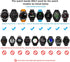 Watch Band for Fenix 5/Fenix 6/Forerunner 935/945/Instinct - 22mm Width (Black)...