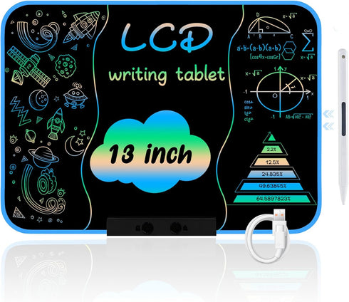 LCD Writing Tablet for kids 13Inch Doodle Board Drawing Tablet Writing Pads, Type-C Charging, Educational Learning Toddler Toys 3 4 5 6 7 8 9 Year...