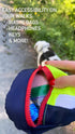 LLC Dog Backpack, Cat Backpack, Small Carrier | Clip on Harness or Leash, Fun Pet Treat Holder, Toy Bag, or Waste Dispenser | OG Neon Series Color...