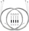 4PCS Bike Brake Cable Gear Shifter Cable Wire Set, Universal Standard Bicycle Brake Cable, Professional Bicycle brake line for Mountain and MTB Bi...
