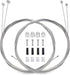 4PCS Bike Brake Cable Gear Shifter Cable Wire Set, Universal Standard Bicycle Brake Cable, Professional Bicycle brake line for Mountain and MTB Bi...