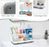 Toothbrush Holders for Bathrooms Countertop Organizer - Kids Electric Toothbrush and Toothpaste holder Detachable 7 Slots Tooth Brush Organization...