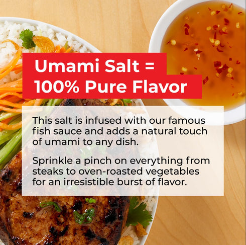 Red Boat Umami Salt | Salt infused with premium fish sauce | All Natural Handcrafted Seasoning | Keto, Paleo, & Whole 30 friendly | Gluten and sug...