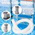 Pool Hose for Above Ground Pools, 1.25" Diameter Pool Pump Replacement Hose 41 Inches Length Swimming Pool Hose with 2 Pcs Hose Clamps...
